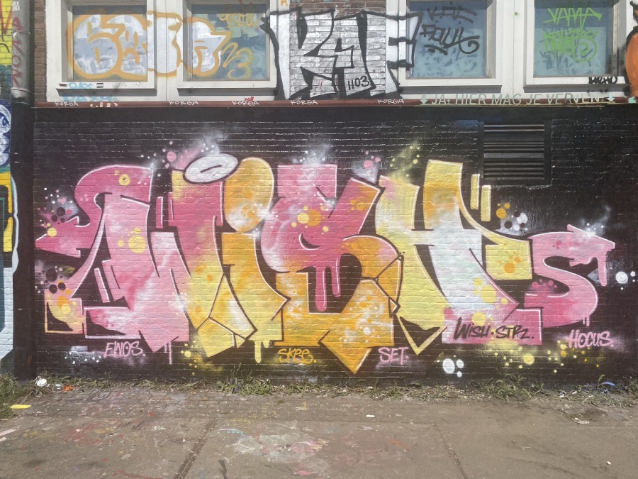 wish, ndsm, graffiti, amsterdam